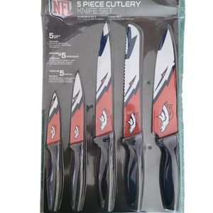 NFL Denver Broncos Knife Set